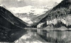 c1910 ALBERTA CANADA LAKE LOUISE CANADIAN ROCKIES THOMPSON PHOTO POSTCARD 43-47