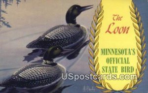 The Loon, State Bird - Misc, Minnesota MN Postcard