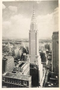 Chrysler Building RPPC #1A