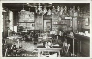 Bardstown KY Talbott Tavern Coffee Shop Interior CLINE Real Photo Postcard