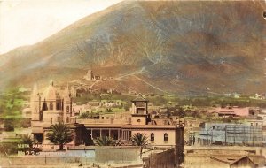 G42/ Foreign RPPC Postcard Monterrey Mexico 1941 Colored Vista View Church
