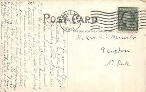 ST PAUL, Minnesota MN   FREDERIC HOTEL RA Becker & Sons Drug Store 1913 Postcard