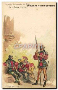 Old Postcard Fantasy Illustrator Old Paris Universal Exhibition of 1900 Guard...