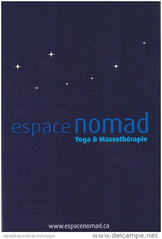 Espace Nomad Yoga and Massotherapie Montreal Canada