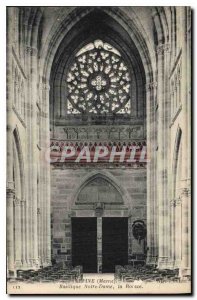 Old Postcard The Thorn Marne Notre Dame la Rosette