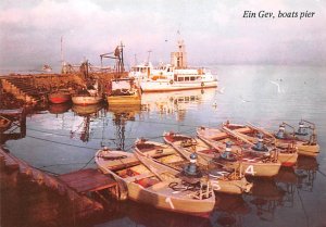 Boats Pier Ein Gev Israel Unused 