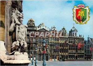 Postcard Modern Brussels home of the XVII Lion corporations