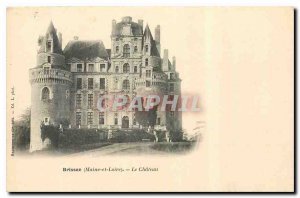 Old Postcard Brissac Maine et Loire Chateau