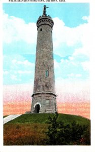 Massachusetts Duxbury Myles Standish Monument
