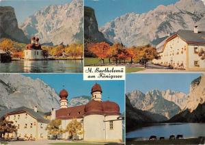 BT10979 Kirche u Gasrwirtschaft st bartholoma am konigssee mit wa        Germany