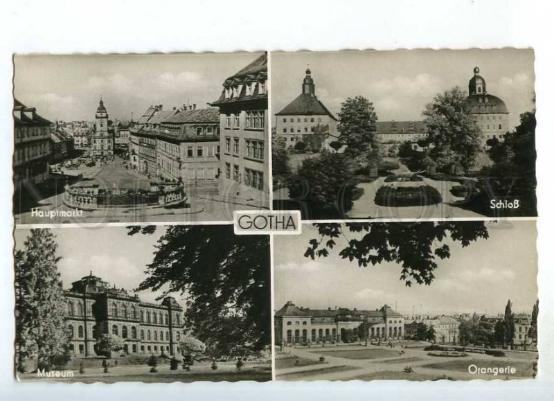241075 GERMANY GOTHA Vintage collage photo postcard