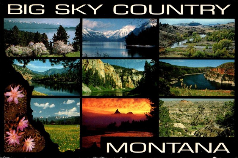 Montana Big Sky Country Multi View 1992