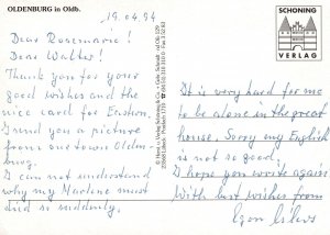 VINTAGE CONTINENTAL SIZE POSTCARD GREETINGS FROM OLDENBURG GERMANY MULTIPLE VIEW