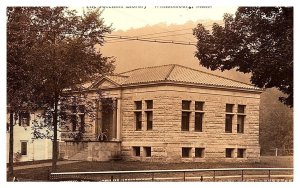 Massachusetts  Williamsburg , The Meekins Library, RPPC