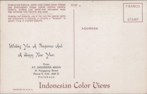 Indonesia Sindang Laut Jakarta Java Postcard C088