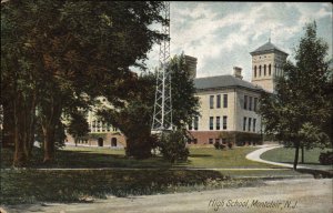 Montclair NJ High School c1910 Vintage Postcard