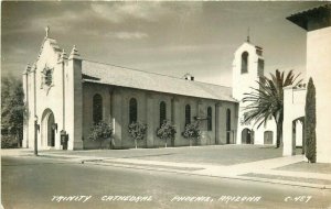 Cook 1940s Trinity Cathedral Phoenix Arizona RPPC Photo Postcard 20-10403