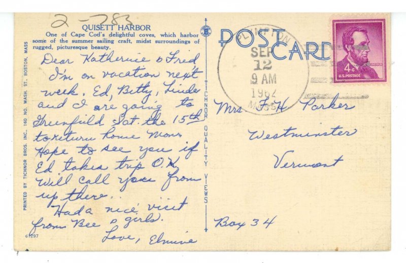 MA - Cape Cod, Quisett Harbor