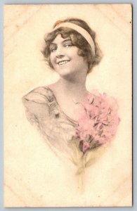 Pretty Woman  c1910   Postcard