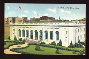 Fall River, Massachusetts/MA/Mass Postcard, Post Office, Near Mint!