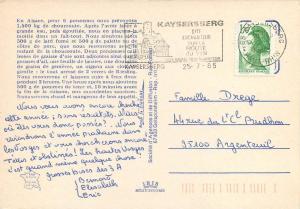 Recette de la Choucroute Alsacienne France food topic recipe postcard