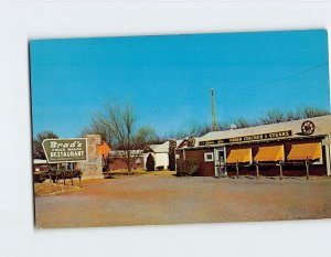 Postcard Brad's Church Wagon McAlester Oklahoma USA