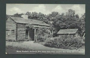 New Salem MA Real Picture Post Card Martin Waddells Residence At State Park