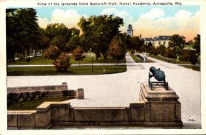 Maryland Annapolis View Of Grounds From Bancroft Hall U S Naval Academy