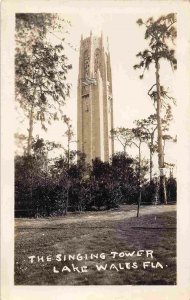 The Singing Tower Lake Wales Florida RPPC Real Photo postcard