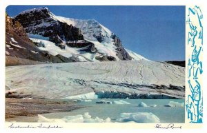 Postcard MOUNTAIN SCENE Between Jasper & Lake Louise Alberta AB AT5861