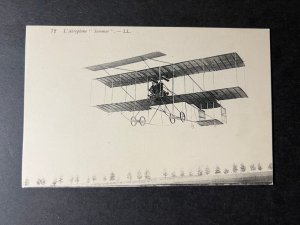 Mint France RPPC Aviation Postcard Airplane Sommer Summer Flight