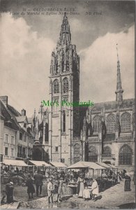 France Postcard - Caudebec-En-Caux, Place Du Marche Et Eglise Notre-Dame RS31604