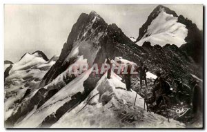 Old Postcard The Alps Valgaudemar Pass Gooberney From Ganche has the Right of...