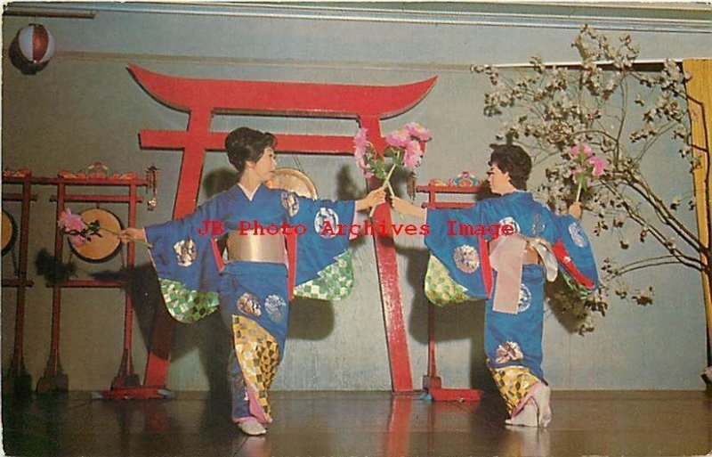 HI, Hawaii, Kimono Clad Entertainers Performing Dance Of Japan, Crocker No S415 