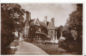 Bedfordshire Postcard - Wardown House - Luton - Real Photograph - Ref 3626A