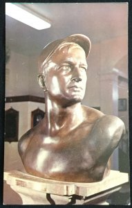 Unused Postcard Bust of Christy Mathewson National Baseball Hall of Fame NY LB