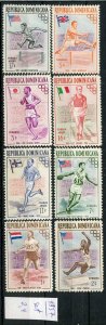 265990 Dominican Republic 1957 year MNH set SPORT Olympics