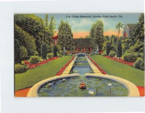 Postcard Cluett Memorial Garden Palm Beach Florida USA