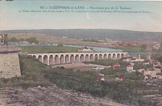 France Saint Germain En Laye Panorama pris de la Terrasse