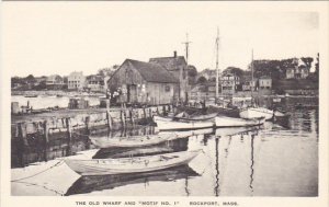 The Old Wharf and Motif No 1 Rockport Massachusetts Albertype