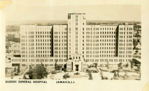 1925 ERA RPPC QUEENS GENERAL HOSPITAL JAMAICA LONG ISLAND NEW YORK POSTCARD