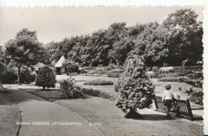 Sussex Postcard - Marina Gardens - Littlehampton - Real Photograph - Ref TZ5822