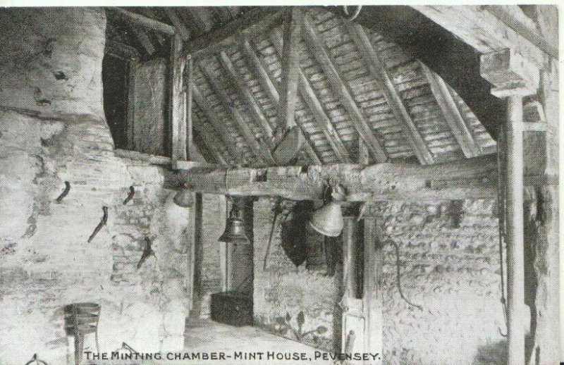 Sussex Postcard - The Minting Chamber - Mint House - Pevensey - Ref TZ7576