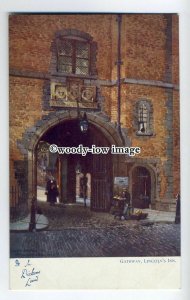 ar0405 - Gateway at Lincoln's Inn - Artist - U/K -  Postcard - Tuck's