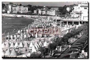 Modern Postcard Saint Jean de Luz The Beach and the Casino Volle-Ball Volleyball