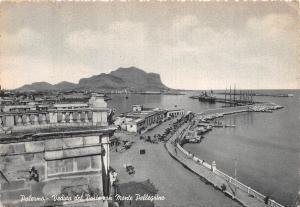 BR19869 Palermo view of the port with pellegrino hill   italy