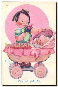 Old Postcard Fantasy Illustrator Child Beatrice Mallet Small mom