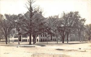 Atkin MN Street View School House RPPC Postcard