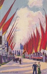 Avenue Of Flags Chicago World's Fair 1933