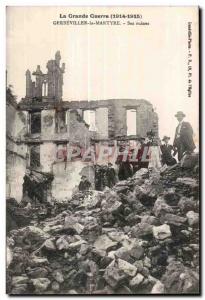Army Old Postcard Old Postcard The Great War 1914-1915 Gerbeviller Martyr Its...